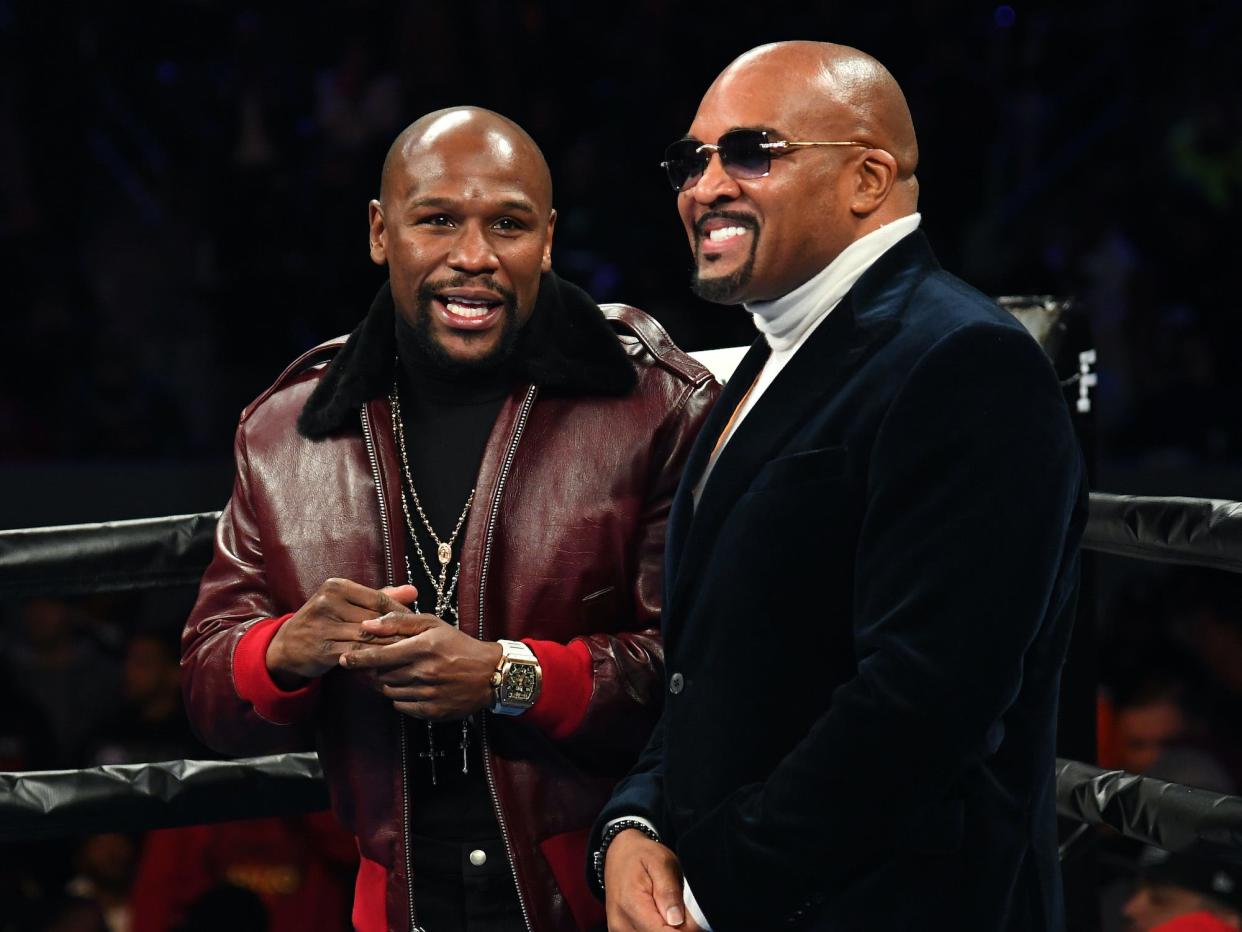 Floyd Mayweather and Leonard Ellerbe