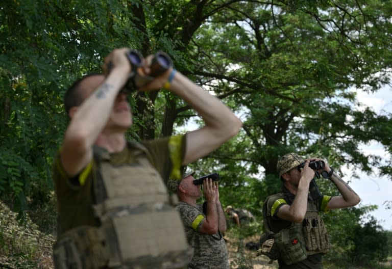 Die Ukraine steht angesichts anhaltender russischer Angriffe und nicht ausreichender militärischer Ausrüstung weiter unter Druck. (Genya SAVILOV)