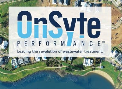 OnSyte Performance, LLC announced today it has received a growth investment from Ember Infrastructure to scale its proprietary, end-to-end distributed wastewater treatment solutions that reduce groundwater pollution and provide utility-like simplicity beyond the reach of traditional sewer systems.