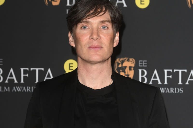 Cillian Murphy attends the Winners Room at the EE BAFTA Film Awards at Royal Festival Hall in London on Sunday. Photo by Rune Hellestad/ UPI