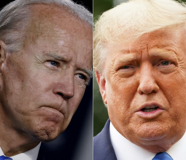 Both men are the two oldest men elected to the U.S. presidency and have faced scrutiny over their mental acuity. Biden is 81 and Trump 77. 