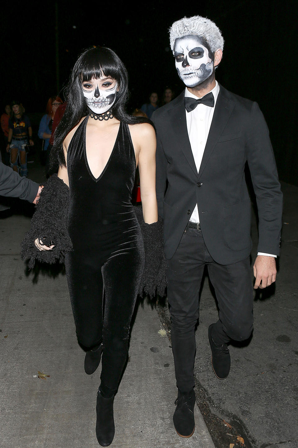 <p>For the actor/singer and her friend Cameron Smoller, Halloween was the night of the living dead! (Photo: AKM-GSI) </p>