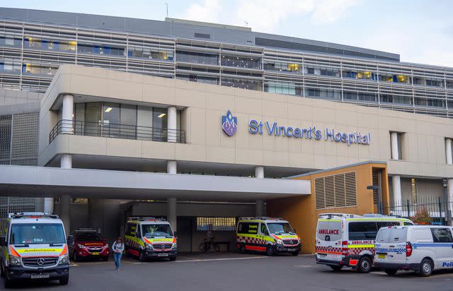 <p>Alamy</p> St Vincent's Hospital in Sydney, Australia.