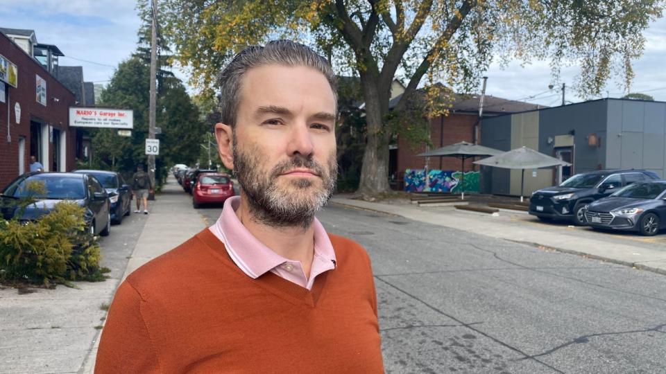 Benj Hellie, of the Ossington Community Association, calls the tree "an alpha vegetable on the landscape." He's pushing to have the city give the tree special protection. 