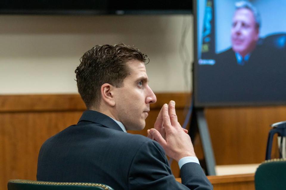 Bryan Kohberger, 29, is charged with four counts of first-degree murder in the stabbing deaths of University of Idaho students in November 2022. He faces the death penalty if convicted.