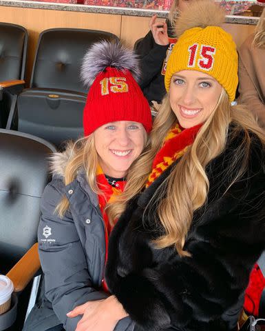 <p>Brittany Mahomes Instagram</p> Brittany Mahomes and her mom Diana Lindeberg.