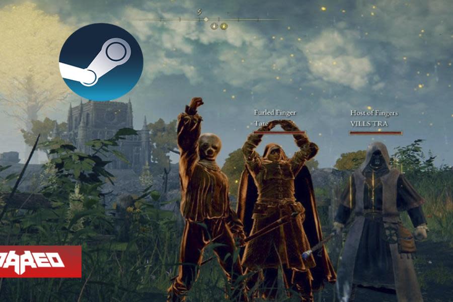 Jugadores de Elden Ring se preparan para la llegada del DLC subiendo el numero de usuarios simultáneos en STEAM