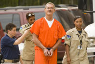 <b>R. Allen Stanford</b><br><br>R. Allen Stanford was sentenced on June 14 to 110 years in prison. The former chairman of Stanford Financial Group was <span>indicted on 21 counts</span> in March for a $7 billion fraud. The charges included conspiracy to launder money, fraud, and obstruction of justice. <br><br>Photo: Robert Allen Stanford arrives for a bond hearing on June 25, 2009 in Houston, Texas.