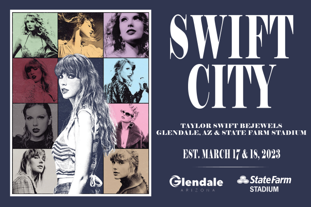 Glendale reveals new name in honor of Taylor Swift's Eras Tour kickoff.  Here's what it is