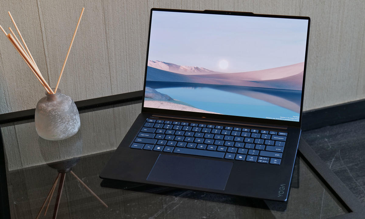 The Yoga Slim 7x is an all-new system from Lenovo featuring a Qualcomm Snapdragon X Elite chip and support for Microsoft's new Copilot+ AI features.