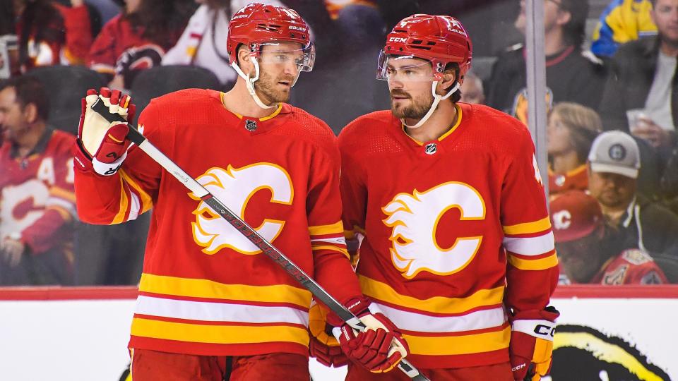 The Flames got their 2023-24 season off to a winning start. (Derek Leung/Getty Images)