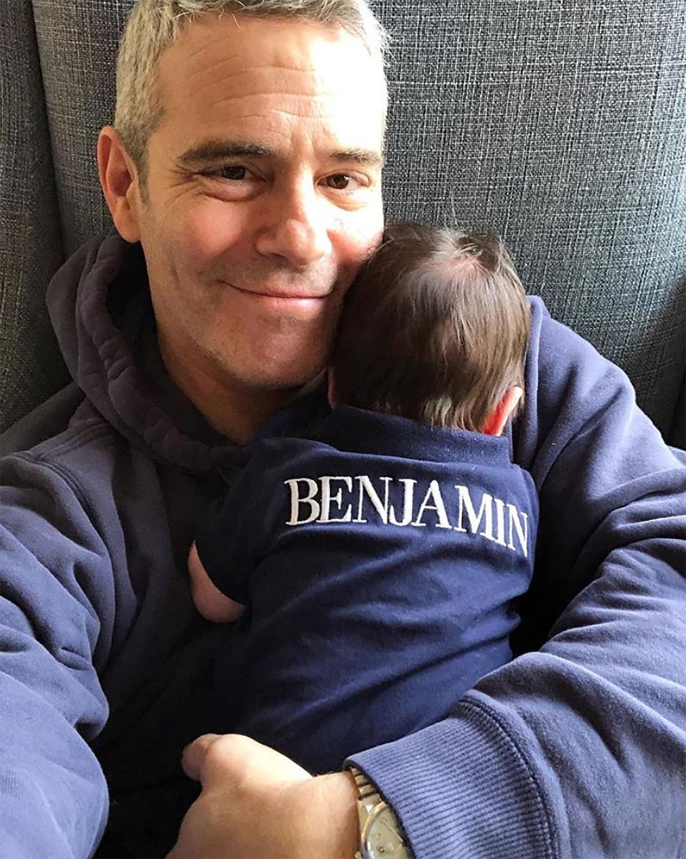 "I now run a snuggle factory in the West Village," <a href="https://www.instagram.com/p/Buwl4YelL3C/" rel="nofollow noopener" target="_blank" data-ylk="slk:the new dad joked;elm:context_link;itc:0;sec:content-canvas" class="link ">the new dad joked</a>. Or maybe he wasn't joking.