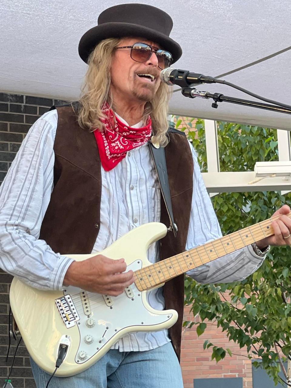 Tim Eastgate of the King's Highway Tom Petty tribute band performs on Friday during the second and final day of the new Downtown Canton Music Fest.