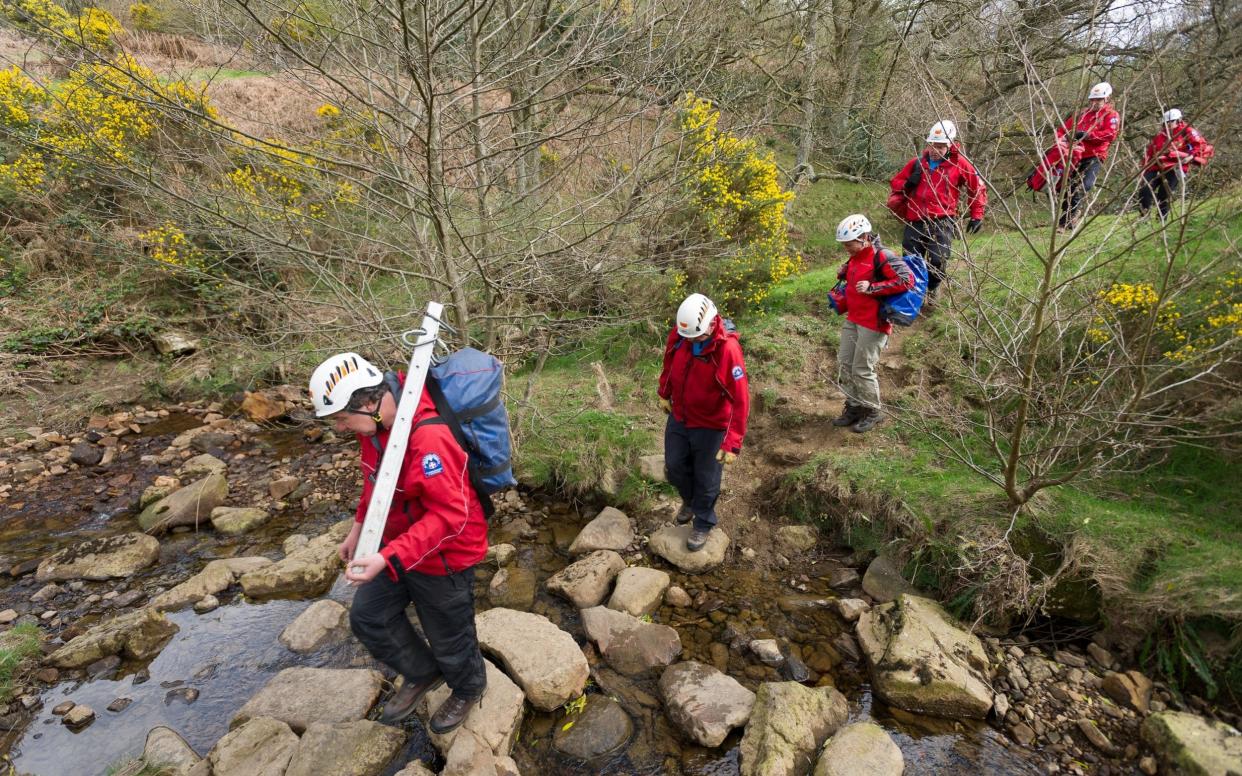 Scarborough & Rydale Mountain Rescue Team on a training day - Charlotte Graham / Guzelian