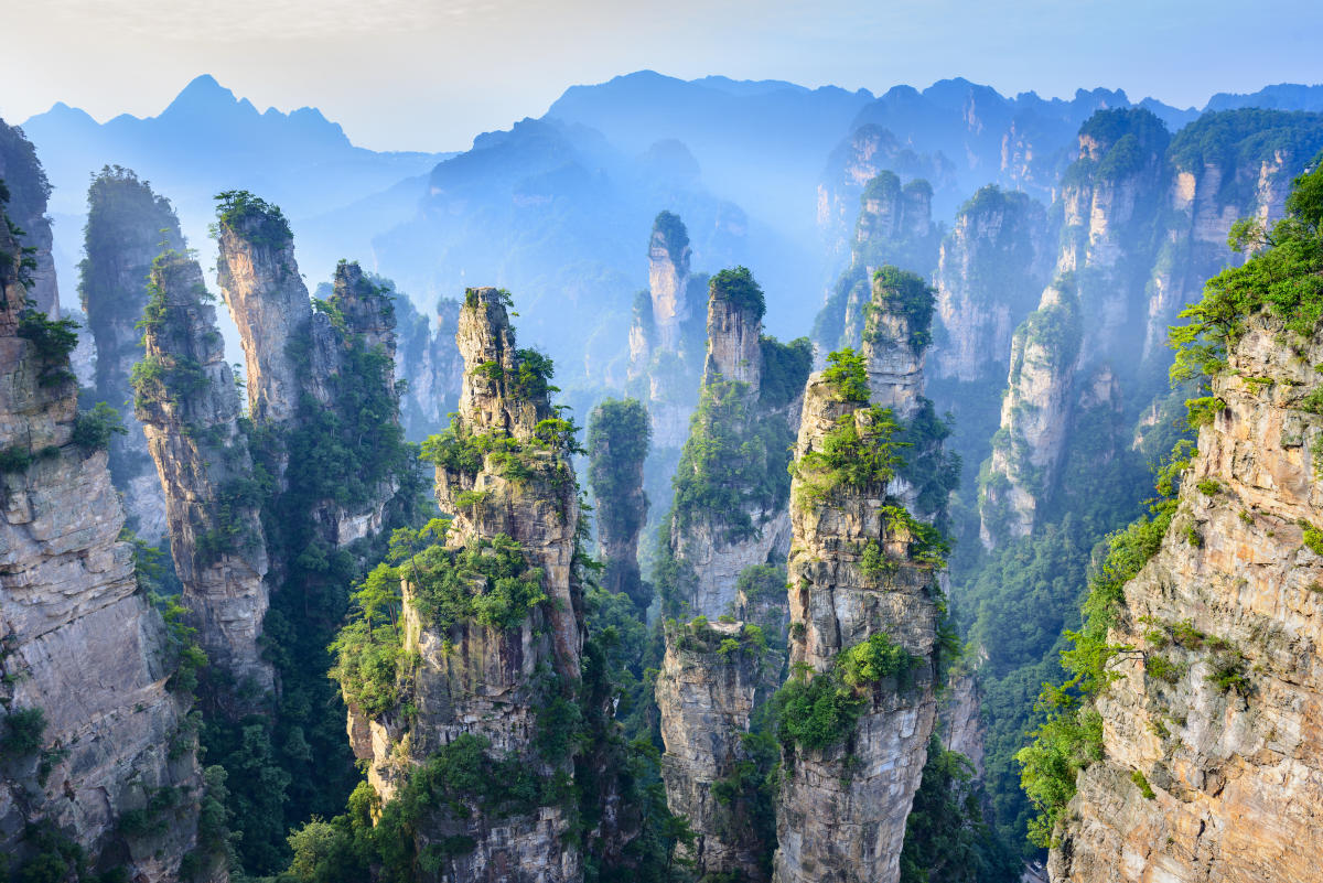 el parque de China que inspiró el mundo de 'Avatar'