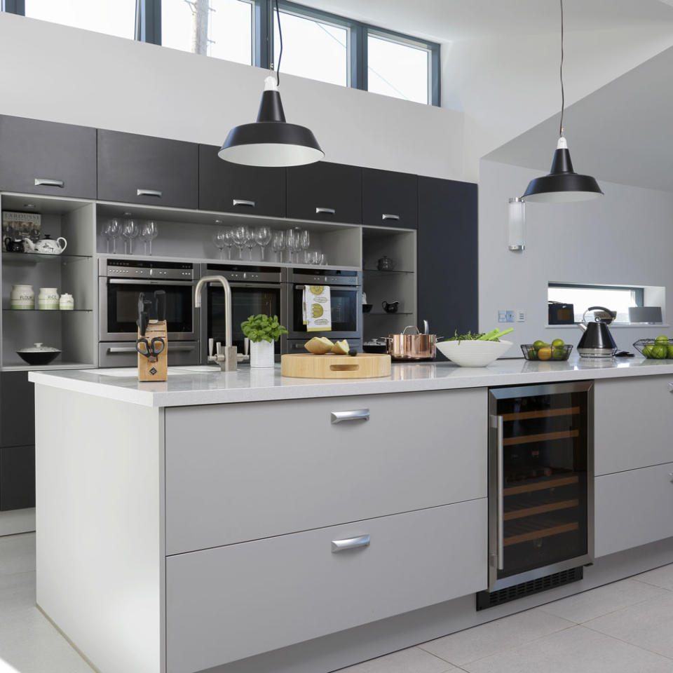 Install a fridge in your kitchen island