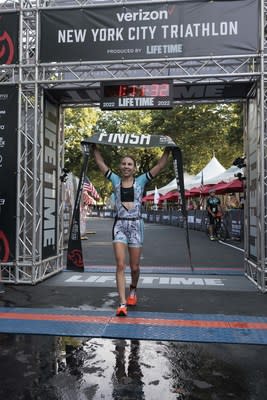 Pittsford, New York native Amy Cymerman became the first female to repeat since Alicia Kaye (2014-2015), crossing the finish line in 1:08:33.