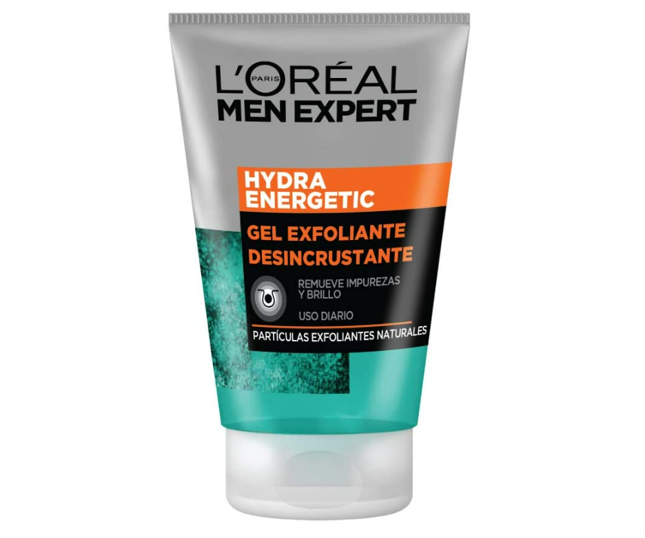 Exfoliante Facial L'Oréal Paris Men Expert, Hydra Energetic (100 ml). / Imagen: Amazon México