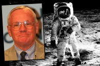 <b>Neil Armstrong (05.08.1930 - 25.08.2012)</b><br><br>Dabei sprach er den berühmten Satz: „Das ist ein kleiner Schritt für den Menschen, aber ein riesiger Sprung für die Menschheit.“ Ein Jahr zuvor entging er beim Training für die spektakuläre Mission beim Absturz eines Mondlandungsgerätes nur knapp dem Tod. 44 Jahre später starb Neil Armstrong im Alter von 82 Jahren an den Folgen einer Herz-Kreislauf-Erkrankung. (Bilder: Getty Images, ddp images)