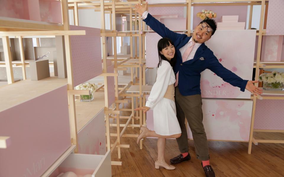 Marie Kondo and Takumi Kawahara - Seth Wenig/AP