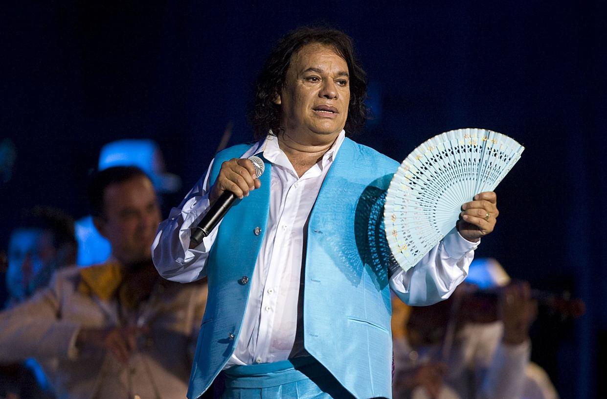 Juan Gabriel en una presentación en el Festival de Acapulco en el 2012. (Photo by Angel Delgado/Clasos/LatinContent via Getty Images)