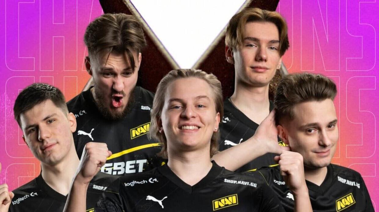 Ukrainian esports team Natus Vincere. Photo: NAVI on X (Twitter)