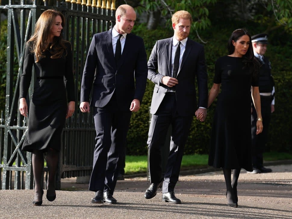 Prince William, Kate Middleton, Prince Harry and Meghan Markle