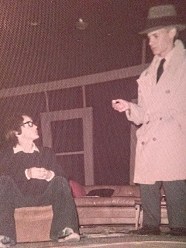 John Couture ('76) & Brian Jenkins ('76) in "Play It Again Sam", AHS Summer Theatre '75