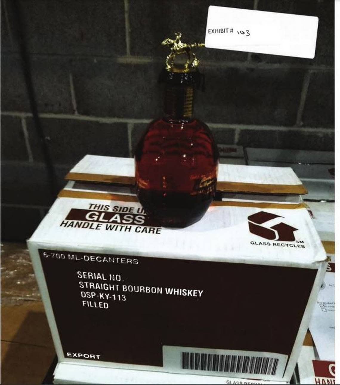 When investigators raided the Justins’ House of Bourbon warehouse in Washington, D.C., they “voluntarily detained” hundreds of bottles of Blanton’s and other bourbon pending further investigation.