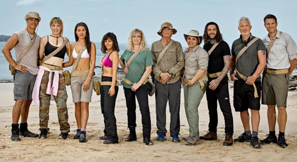 Bear Grylls Celebrity Island contestants (Credit: Channel 4)