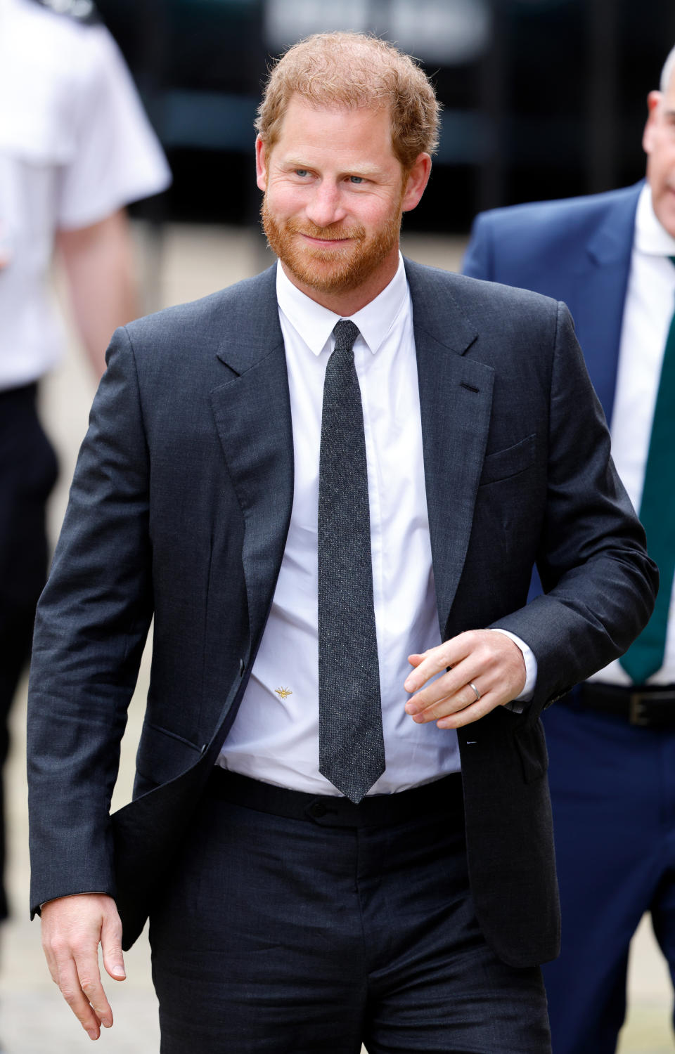 LONDON, UNITED KINGDOM - MARCH 30: (EMBARGOED FOR PUBLICATION IN UK NEWSPAPERS UNTIL 24 HOURS AFTER CREATE DATE AND TIME) Prince Harry, Duke of Sussex arrives at the Royal Courts of Justice on March 30, 2023 in London, England. Prince Harry is one of several claimants in a lawsuit against Associated Newspapers, publisher of the Daily Mail. (Photo by Max Mumby/Indigo/Getty Images)