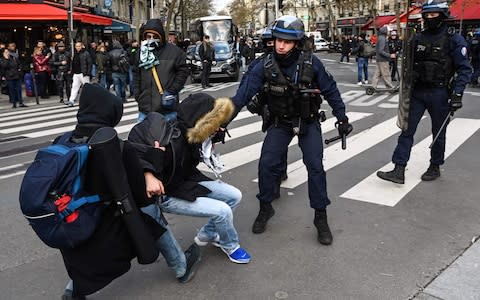 Paris strikes - Credit: AFP