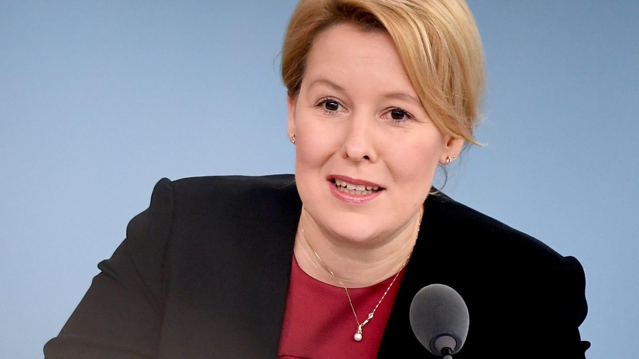 Bundesfamilienministerin Franziska Giffey (SPD). Foto: Britta Pedersen/Archiv