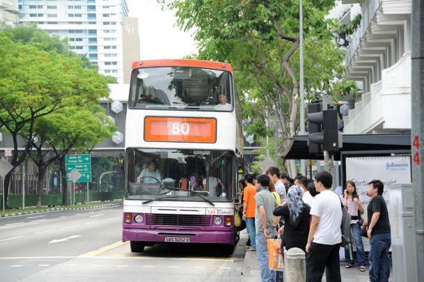 SBS Transit's latest move in adding a captcha on its website's Iris query form has crippled many third-party applications. (Yahoo! file photo)