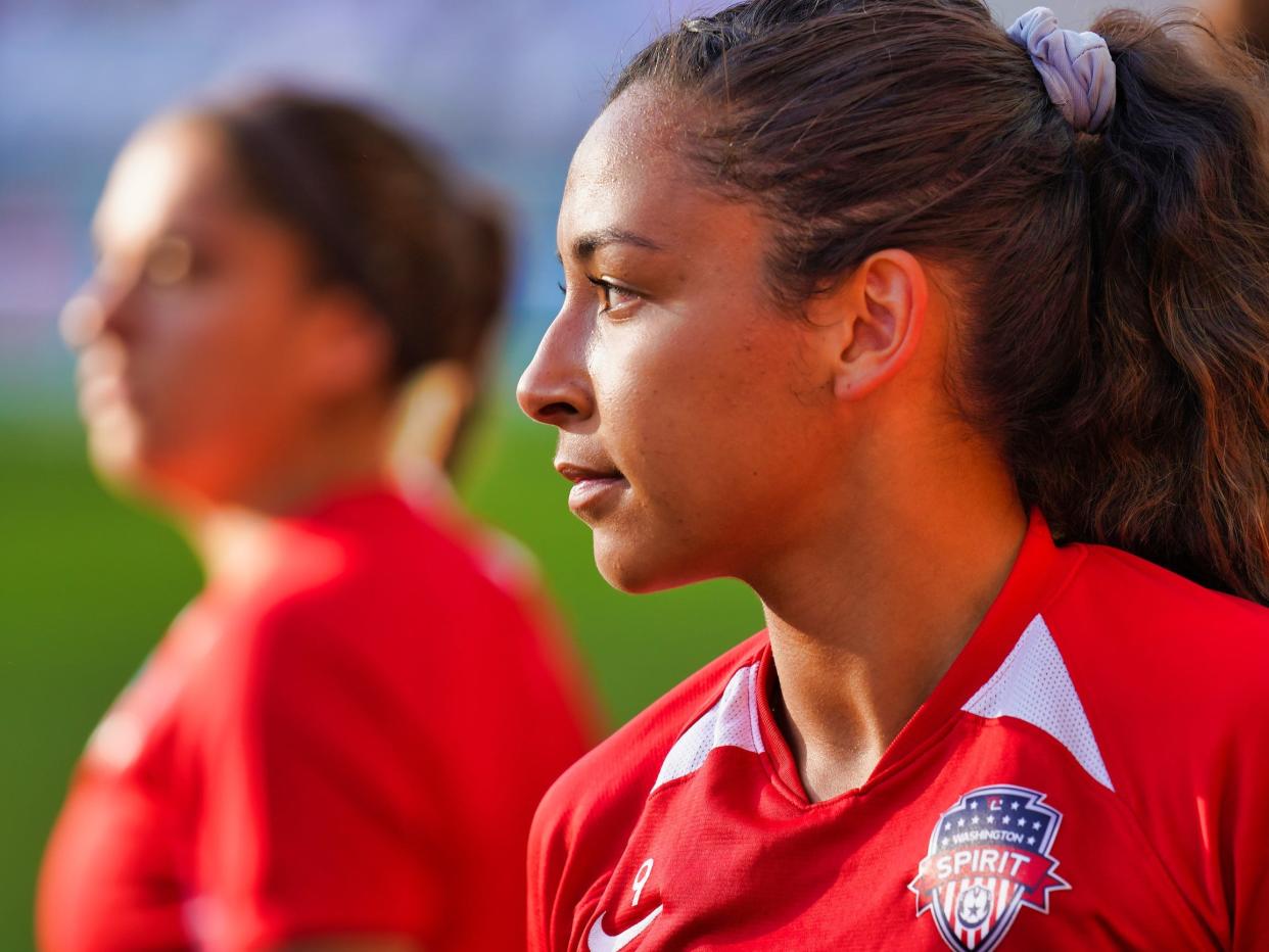 Washington Spirit defender Tegan McGrady.