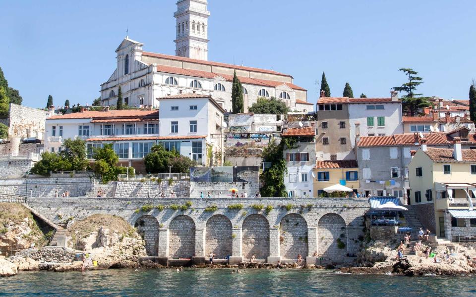 Dubrovnik gets lots of love, but we’re smitten with the lesser-known city of Rovinj to the north. The terracotta rooftops, church steeples, and winding cobblestoned streets of the medieval old city are set on a peninsula jutting into the Adriatic Sea, which provides the focus for the many alfresco cafés lining the waterfront. Shop for wild asparagus, truffles, and just-off-the-boat seafood at the St. Euphemia farmers’ market, held daily, then take your picnic to Golden Cape Forest, a short bike ride or walk from the old town. The striking Hotel Lone overlooks the edge of the forest and offers chic, design-conscious rooms with private infinity pools on each balcony. Dine at the top of the hill, near the cathedral, at Monte, where molecular cuisine meets farm-to-table fine dining.