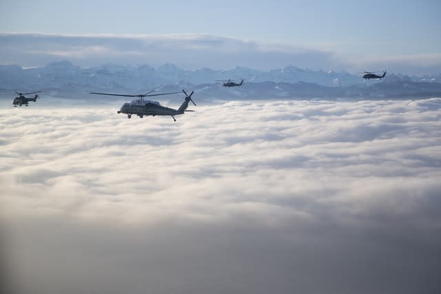 Switzerland Davos Forum Trump