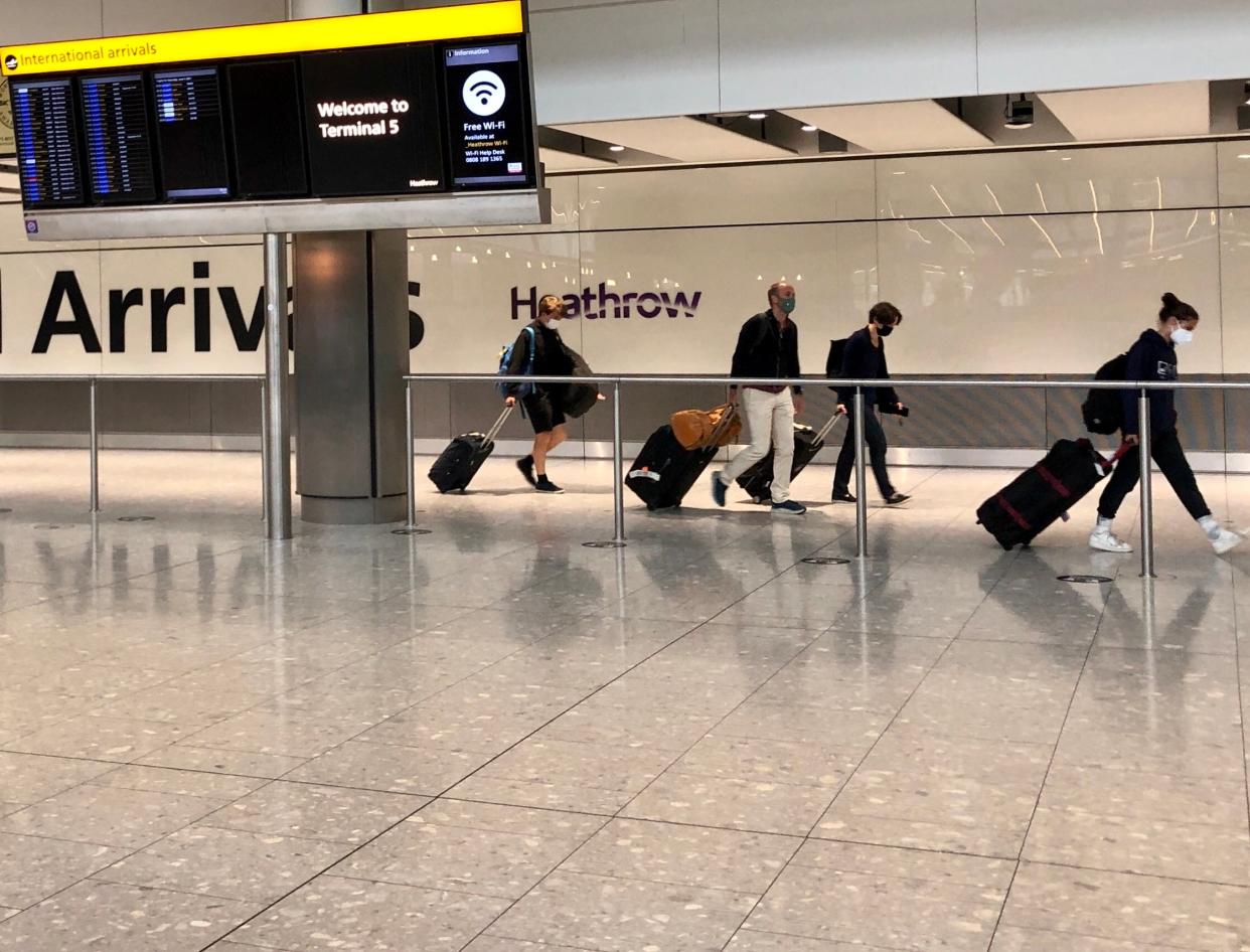 Welcome sight: arrivals at Heathrow airport Terminal 5 (Simon Calder)