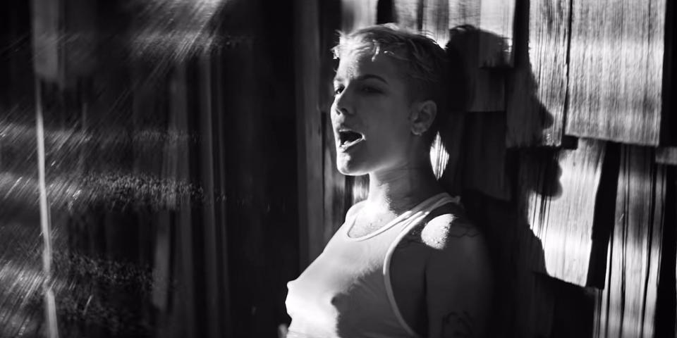 halsey without me video bw