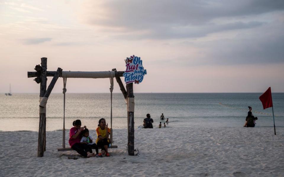 The beaches would normally be packed at this time of year - Getty