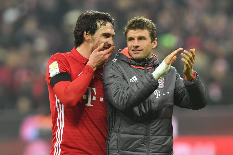 Was wohl Mats Hummels und Thomas Müller zu diesem Video sagen? (Foto: ddp)