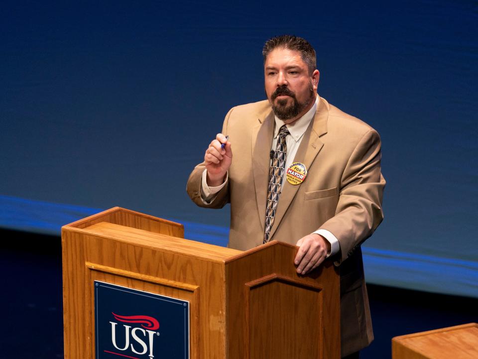 Libertarian mayoral candidate Michael Daugherty