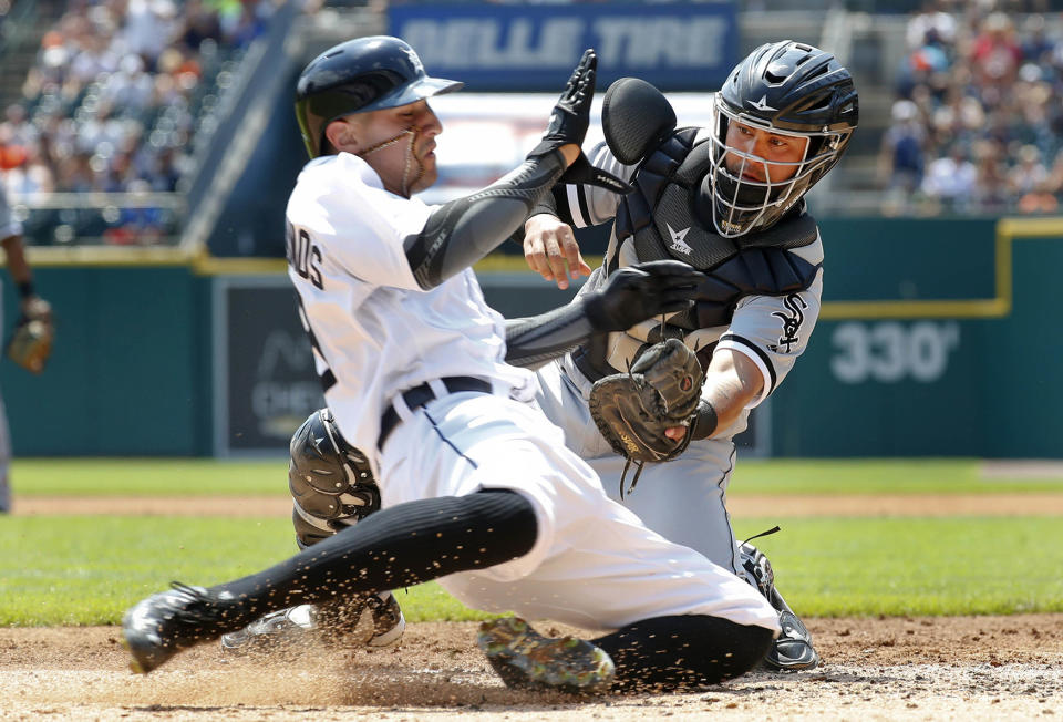 Out at the plate