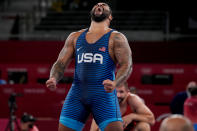 <p>Biography: 21 years old</p> <p>Event: Men's freestyle 125kg wrestling</p>