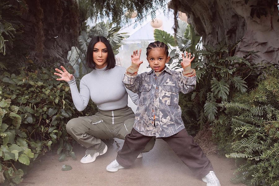 Kim Kardashian West and son Saint | Kim Kardashian/Instagram