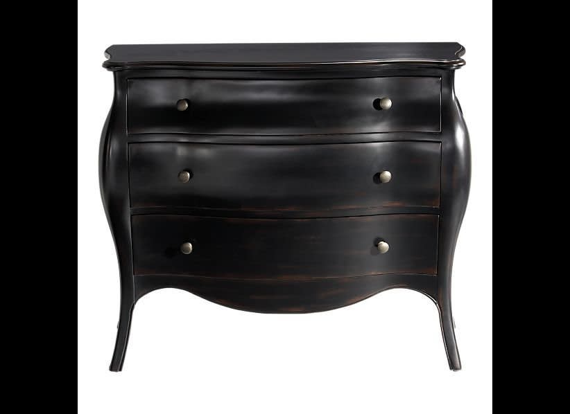 Avery Bombe chest, $799, by <a href="http://www.crateandbarrel.com/furniture/storage-cabinets/avery-bombe-chest/s221948" target="_hplink">Crate & Barrel</a>.  
