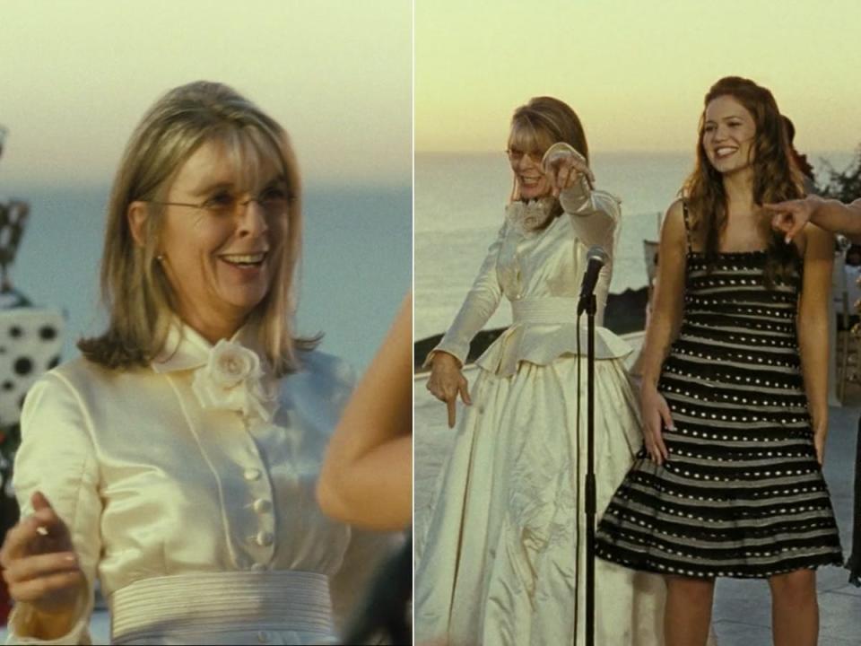 diane keaton because i said so wedding dress