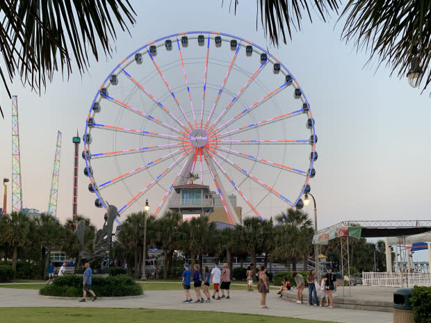 The Myrtle Beach SkyWheel is a short walk from the CCMF grounds.<p>Sherry Phillips/Parade</p>