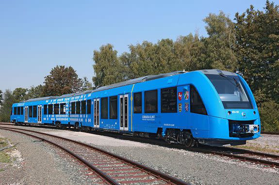 Alstom's hydrogen-powered passenger train.