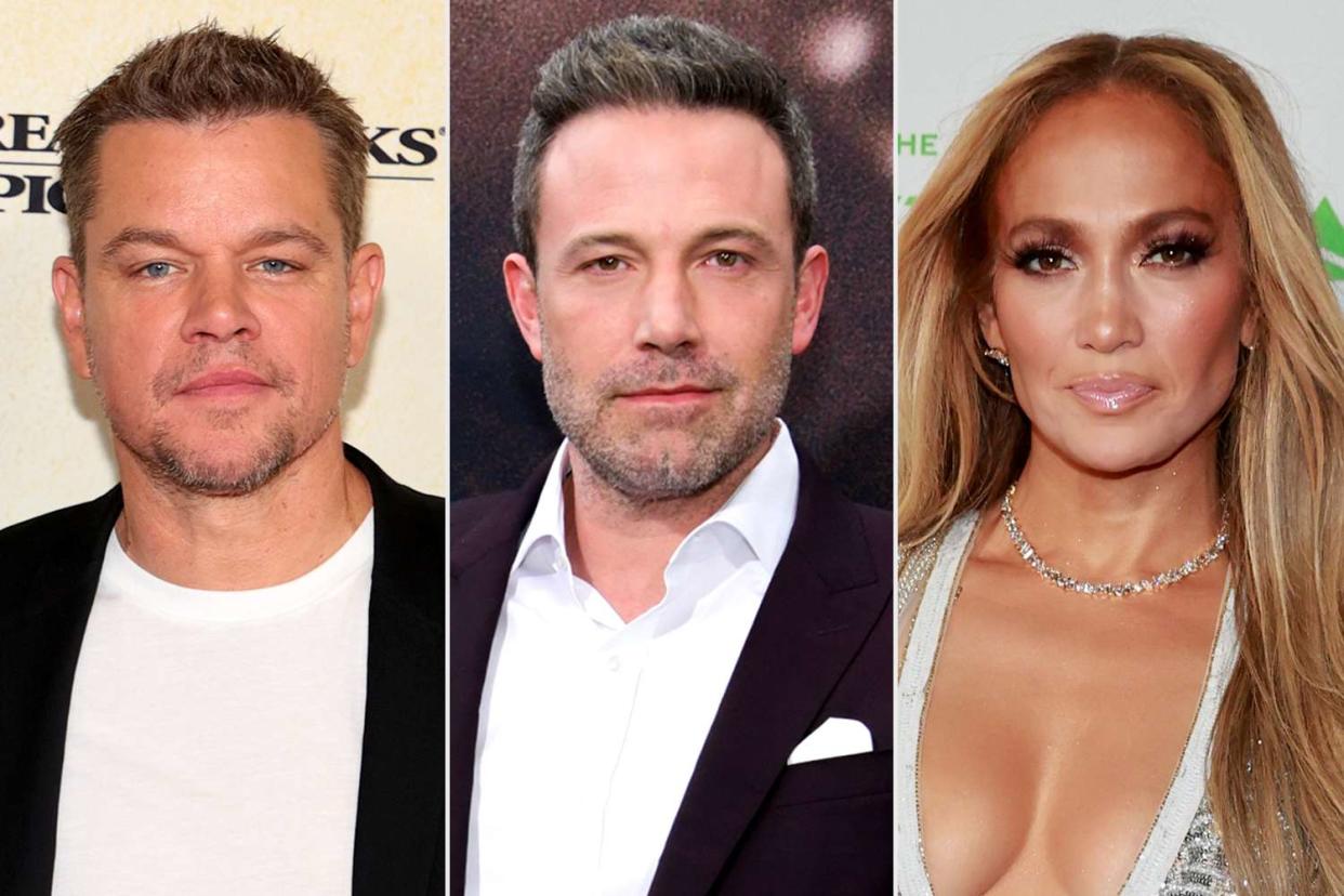 Theo Wargo/Getty Images; Rodin Eckenroth/FilmMagic; Emma McIntyre/Getty Images Matt Damon; Ben Affleck; Jennifer Lopez